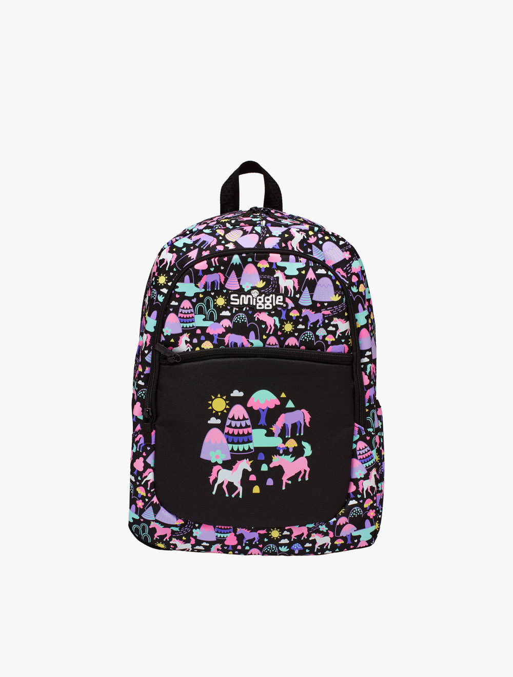 Smiggle Vibin Classic Lite Backpack Black Mix - IGL449206BLM